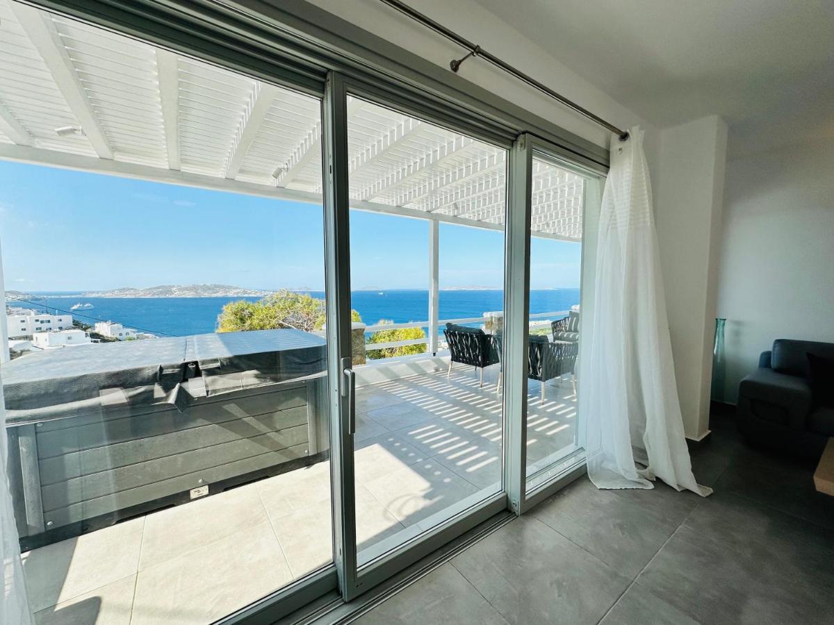 Seaview & Jacuzzi Summer Residence Mykonos Town Exterior photo
